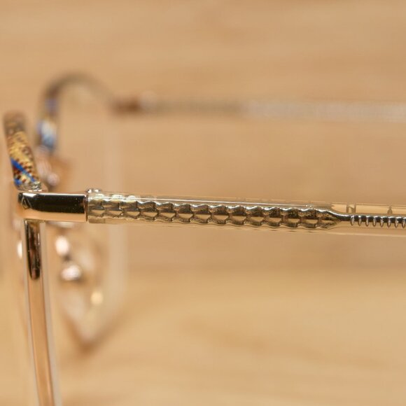 Bailey Nelson Theodore Half Windsor Mahogany Gold Eyeglasses frame, 48 21 145 - Picture 4 of 9